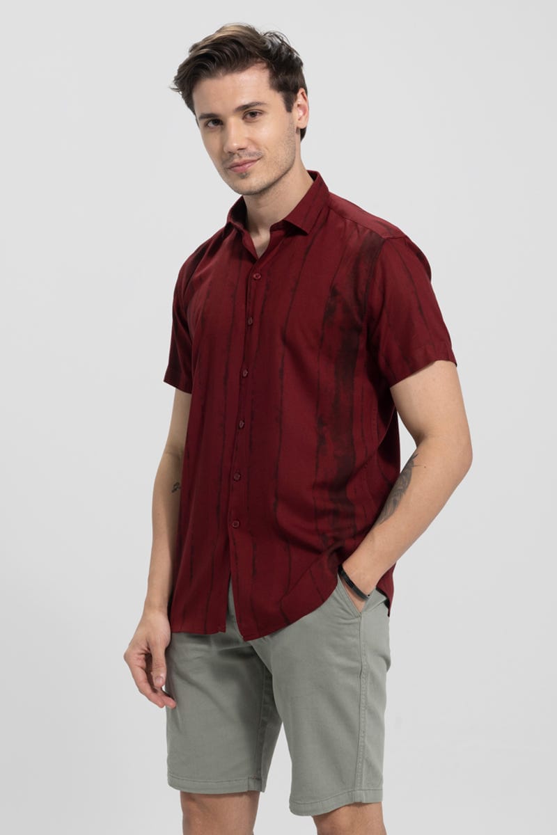 Men's Vertical Stripe Casual Shirt